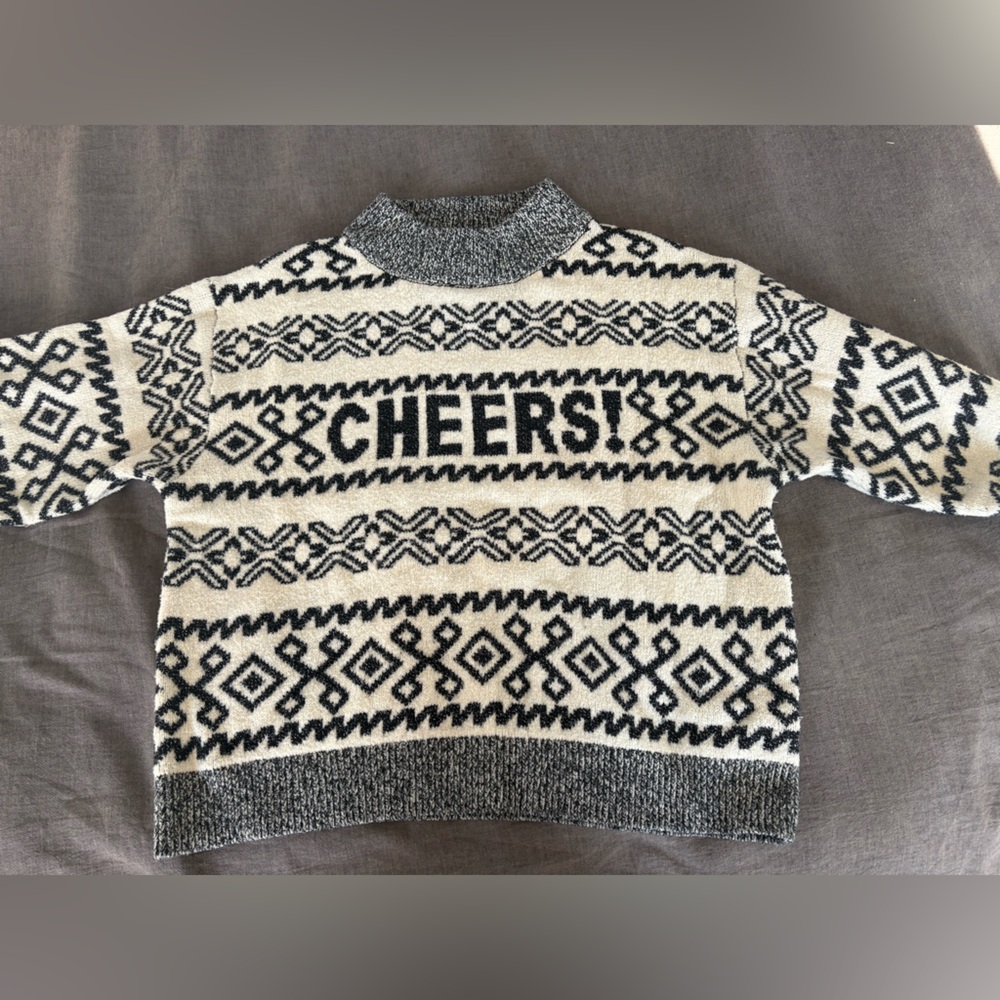 Two “a new day” Crewneck Sweaters